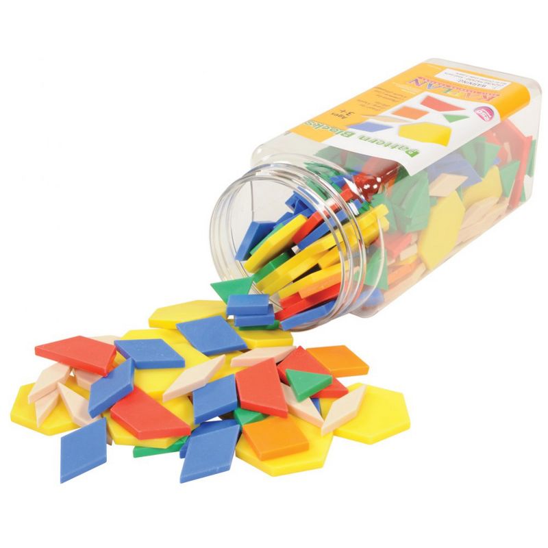 EDX Education Pattern Blocks - 250 Pieces