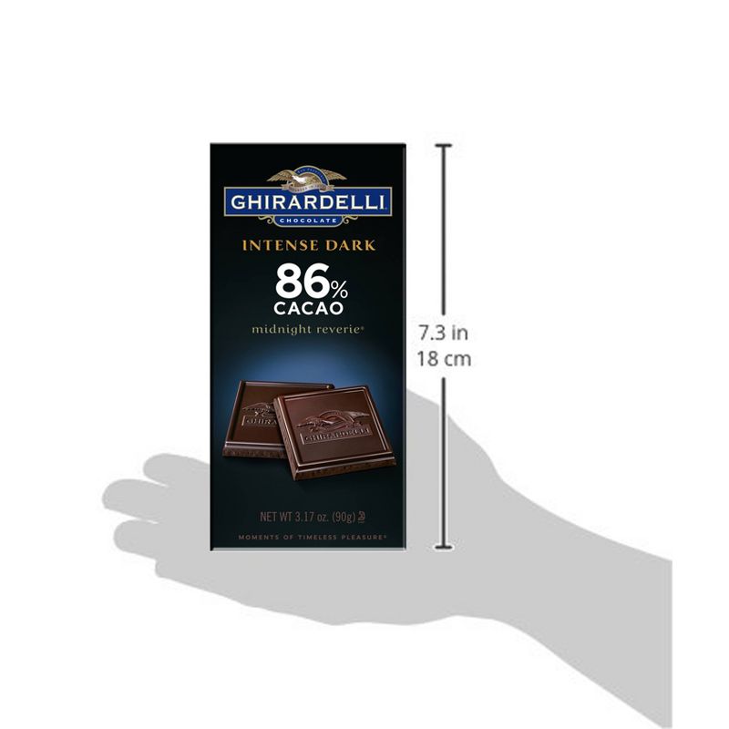 Ghirardelli Intense Dark 86% Midnight Reverie Chocolate Bar - 3.17oz