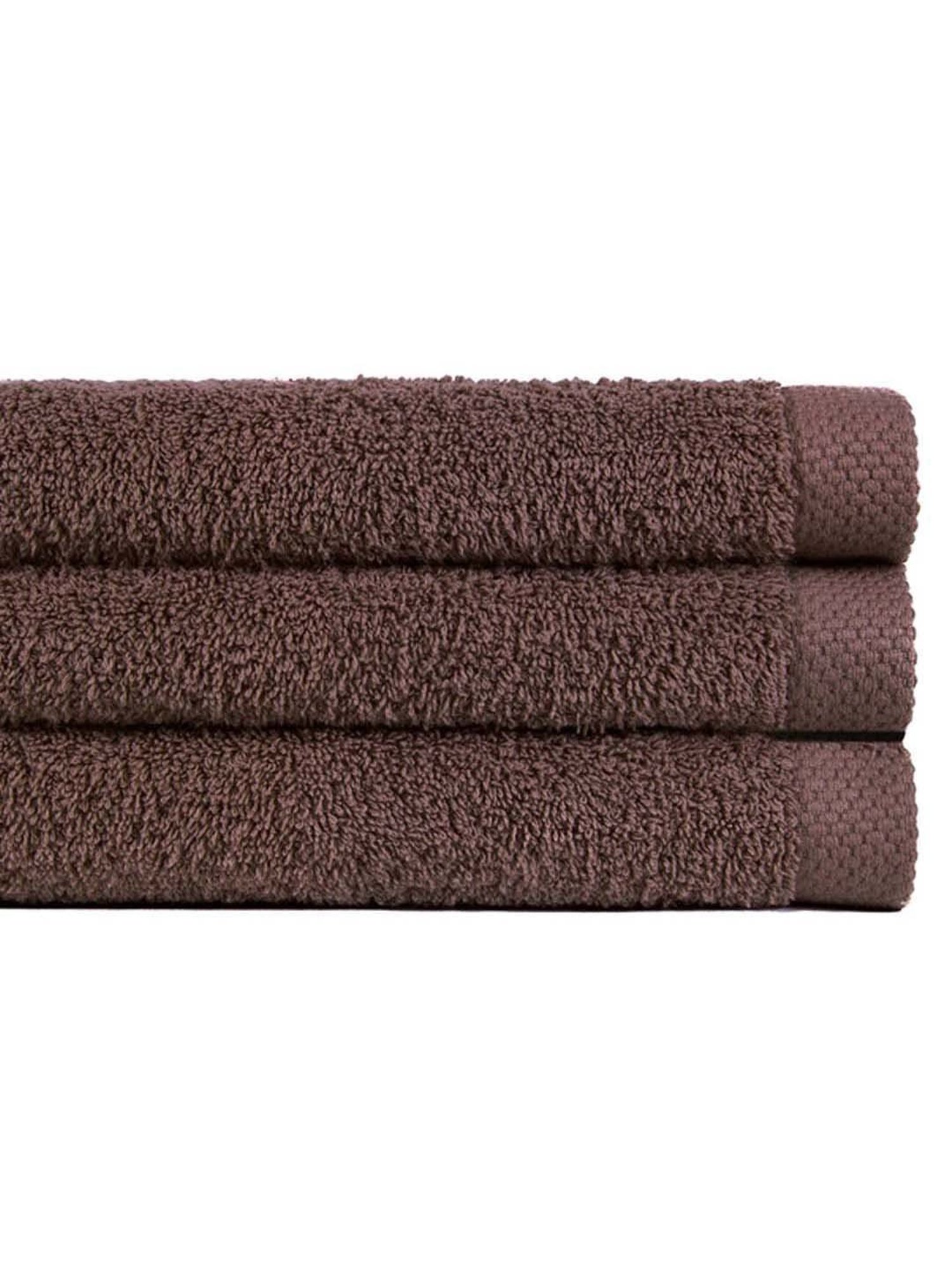 DDECOR Live Beautiful Brown Cotton 550 GSM Bath Towel - Set of 1