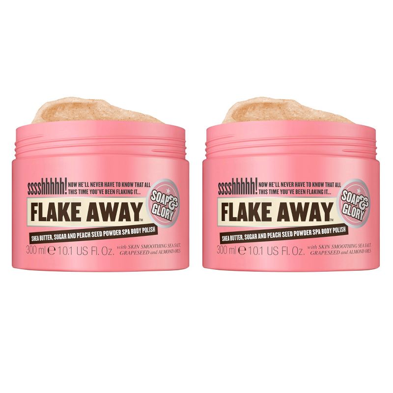 Soap & Glory Flake Away Body Polish - 2ct/10.1 fl oz