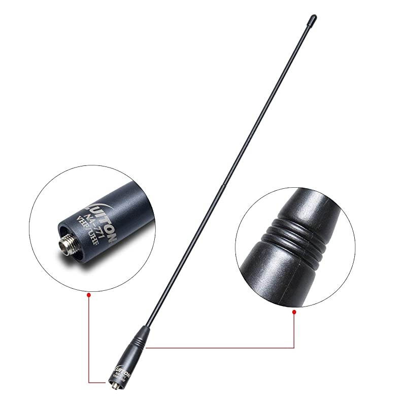 Walkie Talkie Antenna 156Inch Whip Dual Band UV VHFUHF 144430Mhz Antennas SMAF for UV82 UVB5 GT3 BFF8HP UV5RA UV5RE UV5R by  6 Pack