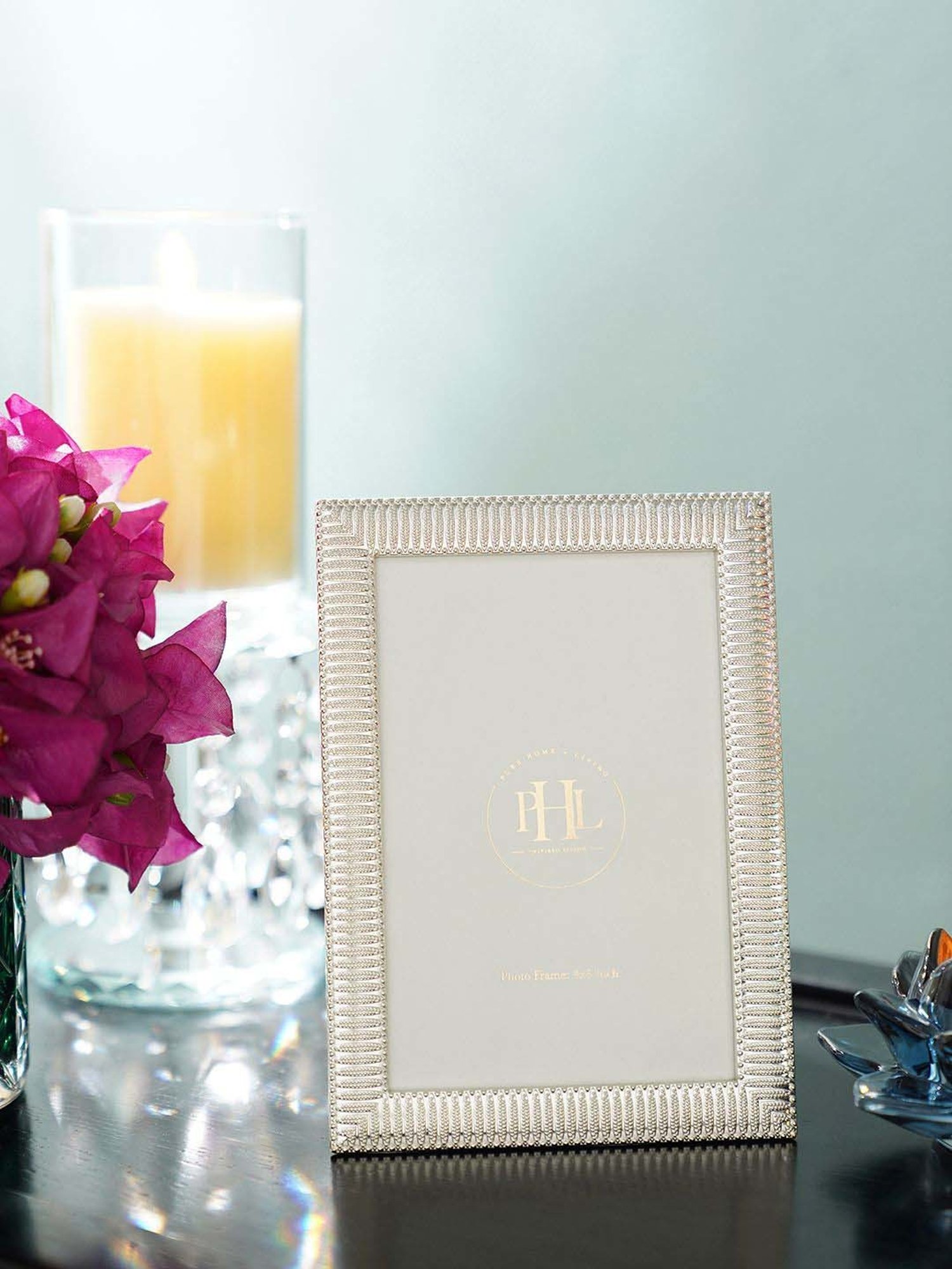 House This Kangto Brown & White Wood Photo Frame Gift Set