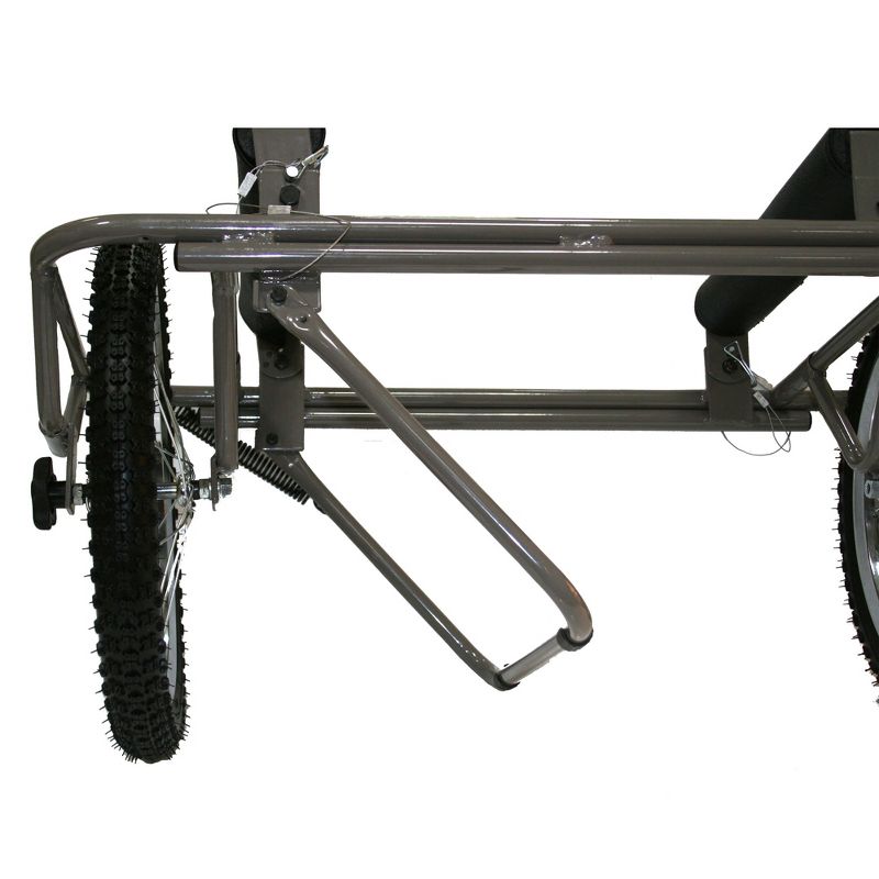 Seattle Sports Paddleboy ATC All Terrain Center Heavy Duty Kayak Canoe Boat Carrier Dolly Cart with 16 Inch Wheels and 300 Pound Capacity, Grey