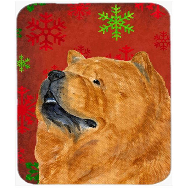 Chow Chow Snowflakes Holiday Christmas Mouse Pad, Hot Pad or Trivet