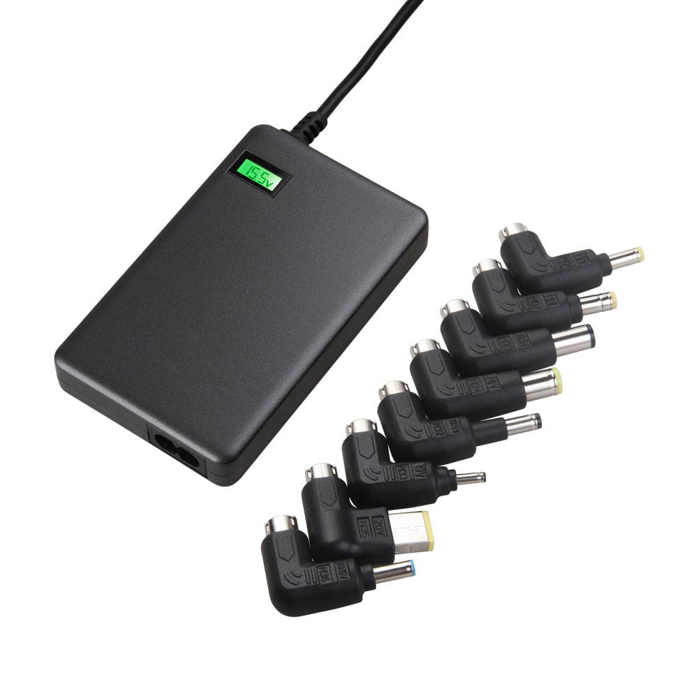 Lvsun 90 Watt Slim Universal Laptop Ac Adapter Netbook Power Supply Charger Fit for Lenovo 20.5v, Ibm 20v, Hp/compaq 18.5v, Dell 19.5v, Toshiba 18v, Sony 16v, Acer 16v, Asus 19v More Devices