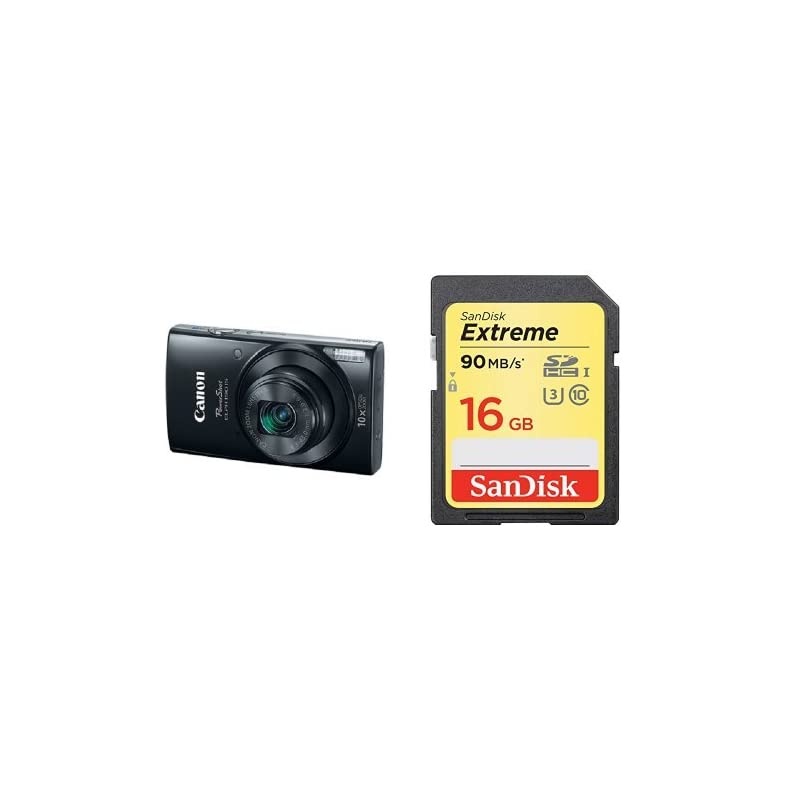 Digital Camera - Wi-Fi & NFC Enabled (Black) With 16GB Memory Card