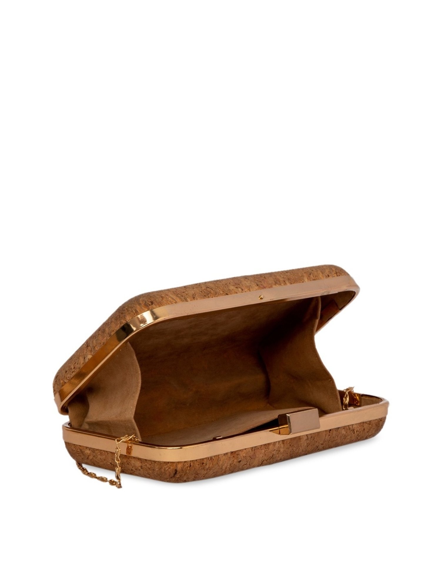 Modern Myth Yellow Textured Clutch