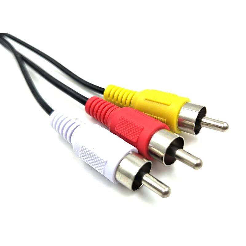 USB to RCA Cable USB 20 Female to 3 RCA Male Video AV Camcorder Adapter Cable for TVMacPC 5 feet15M