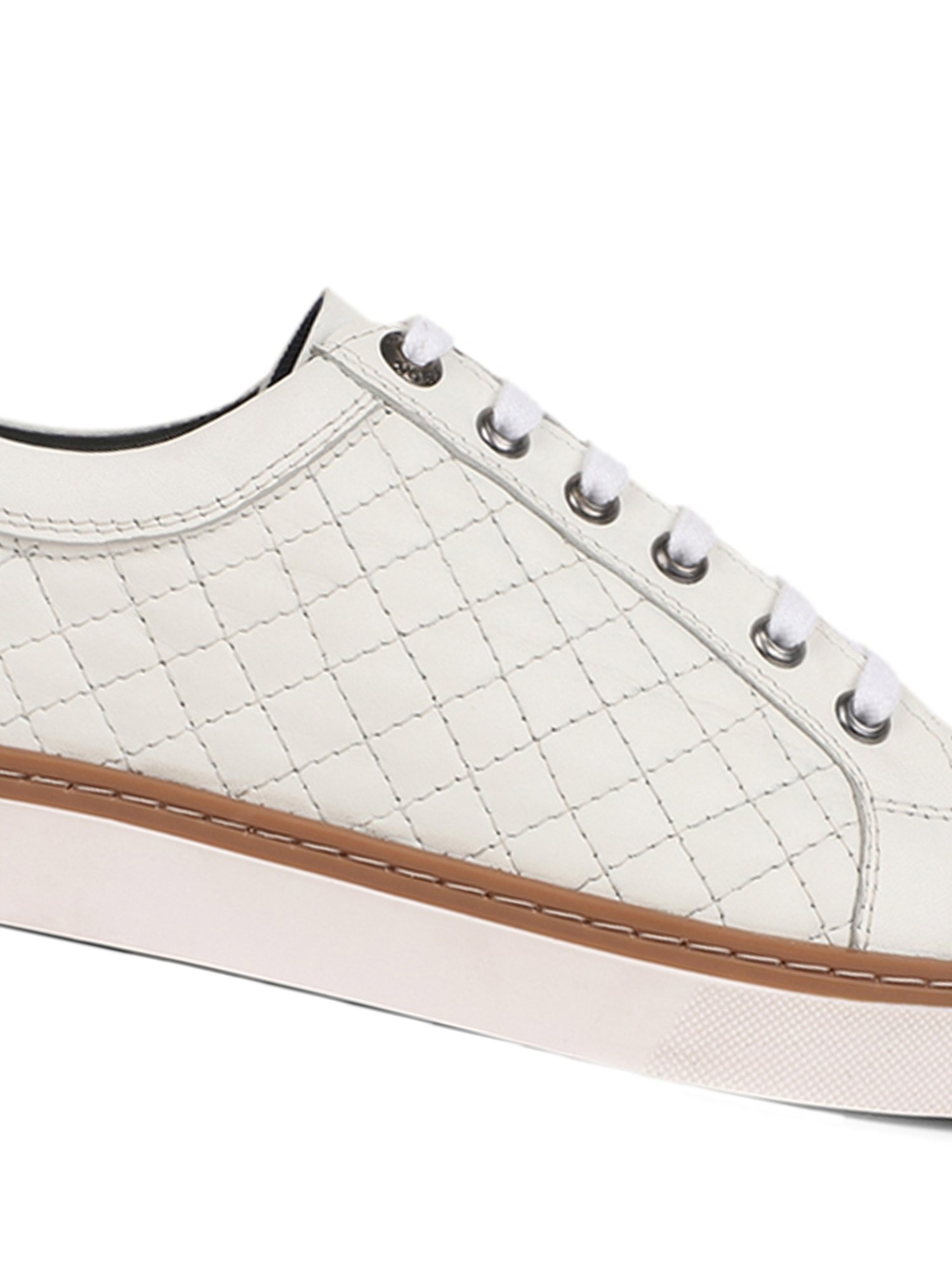 EZOK Men's White Casual Sneakers