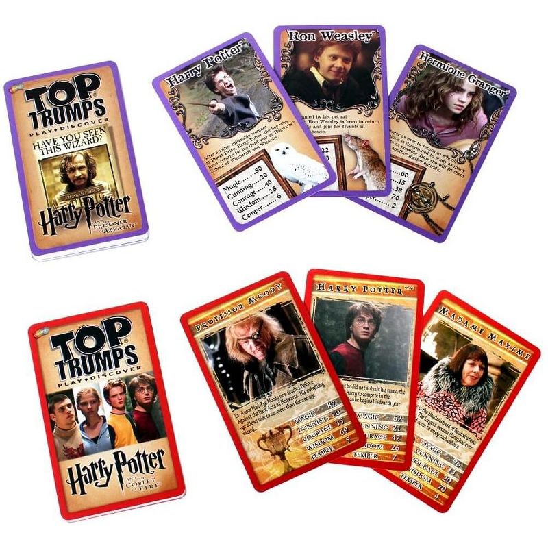 Top Trumps Harry Potter Gryffindor Top Trumps Card Game Collector Tin 2-Pack Bundle