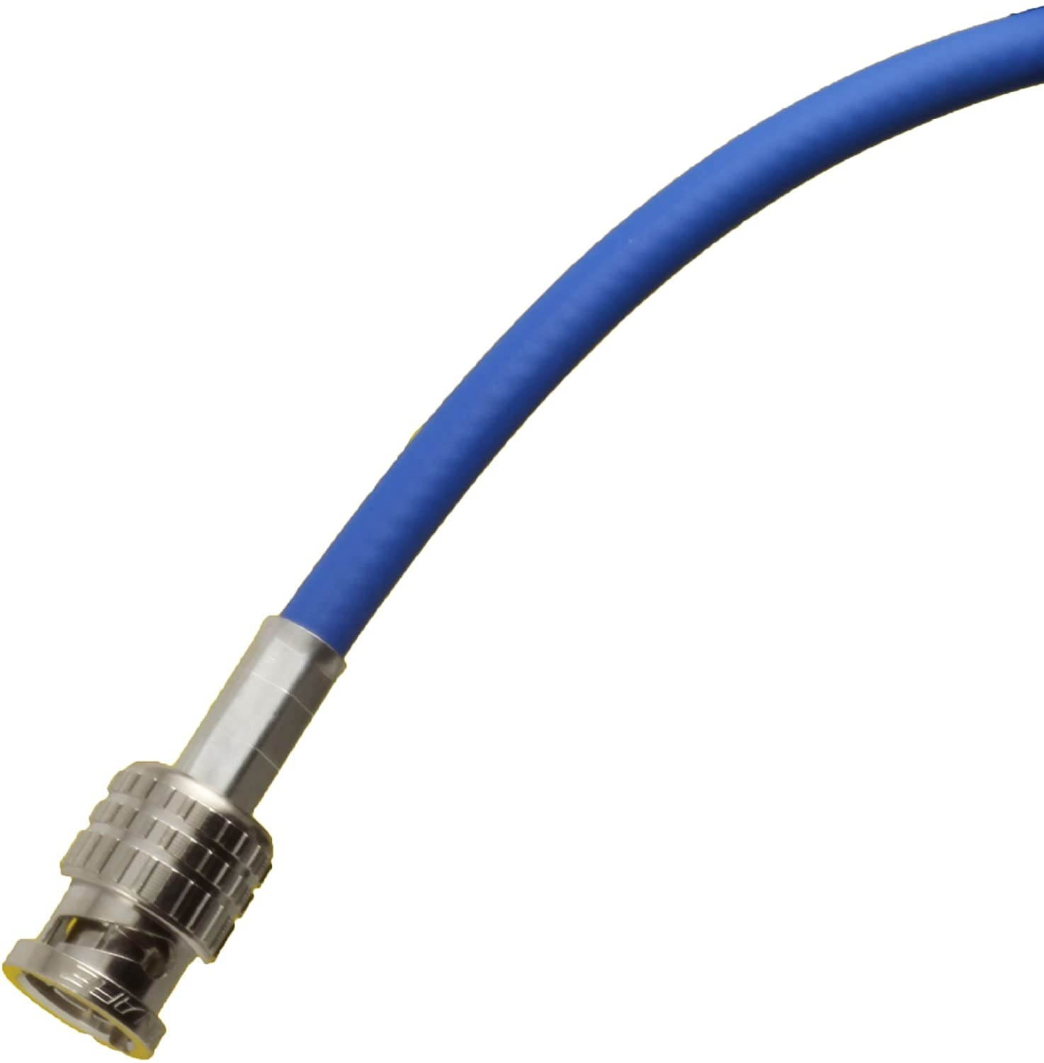 10 Foot Blue BJC High-Flex 3G/6G HD SDI Patch Cable (Belden 1505F) BNC to BNC