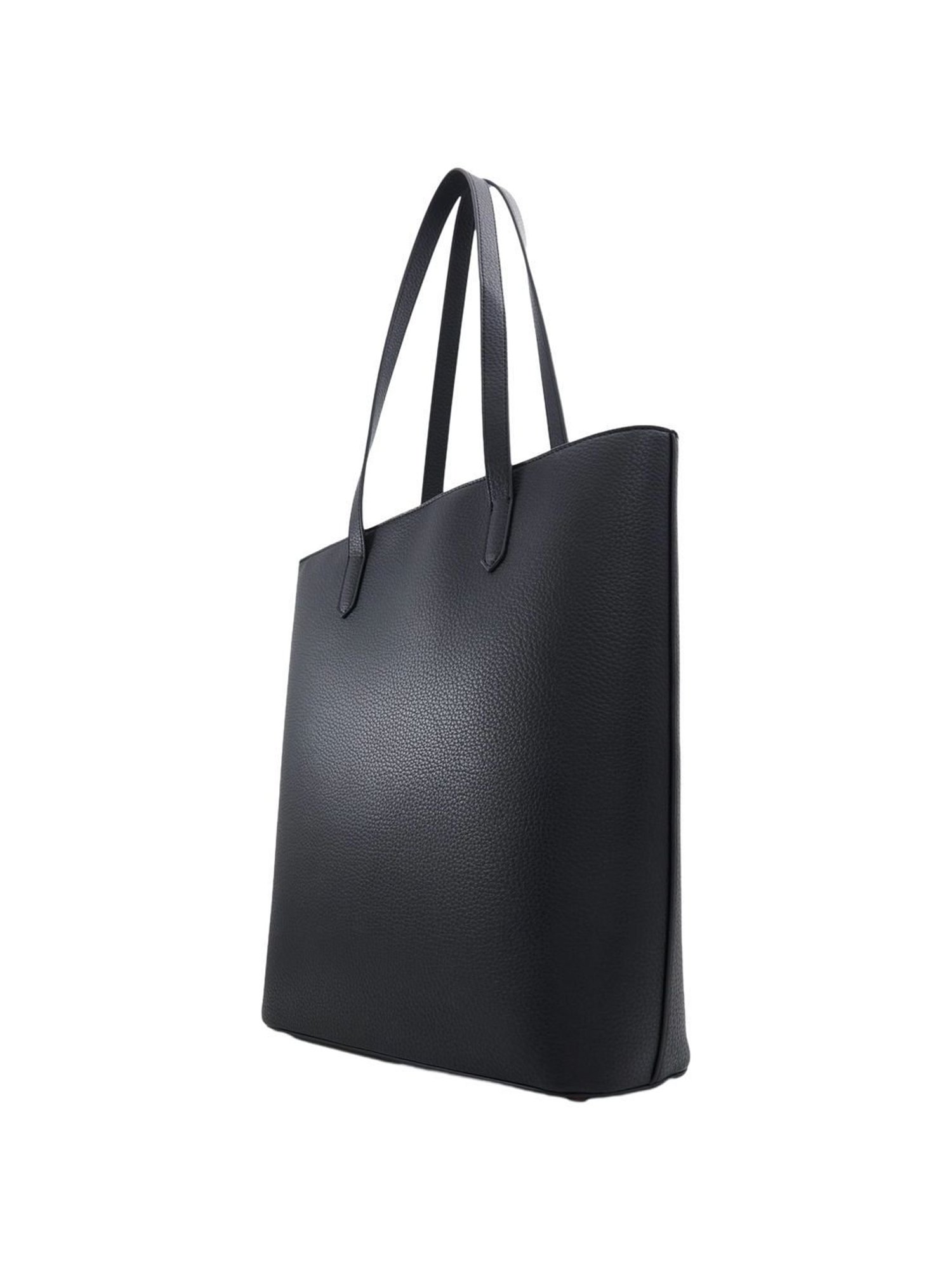 Call It Spring Black Solid Large Tote Handbag