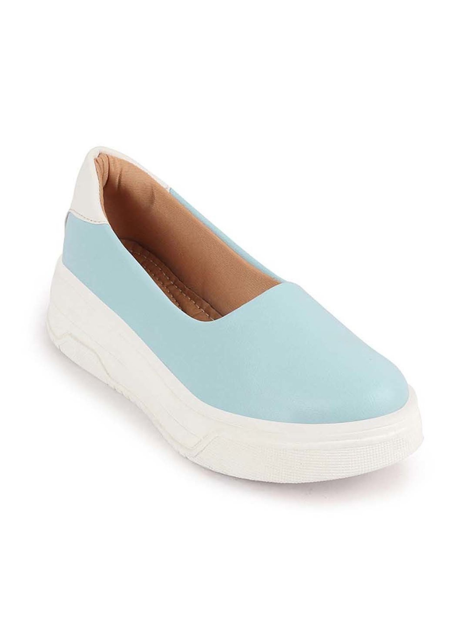Fausto Women's Sky Blue Casual Pumps
