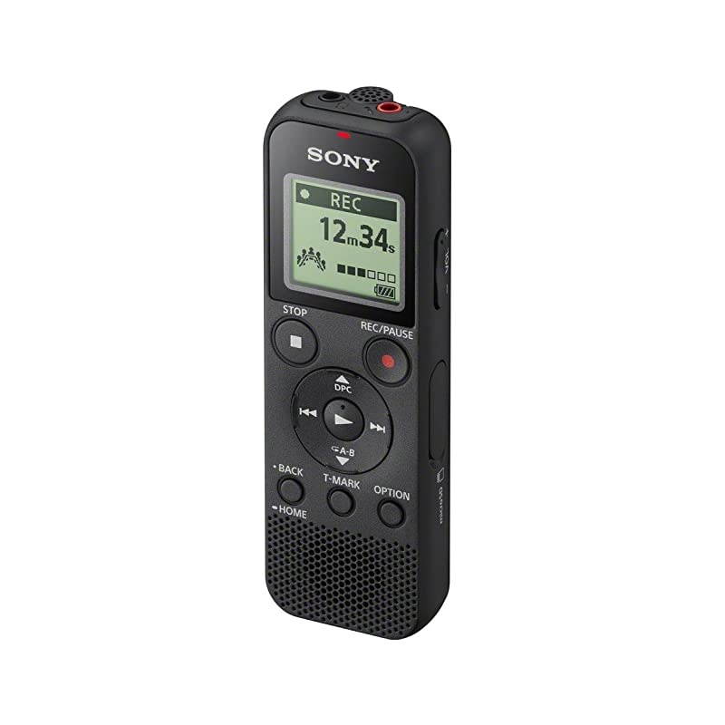 ICD-PX370 Mono Digital Voice Recorder with Built-In USB Voice Recorder,black