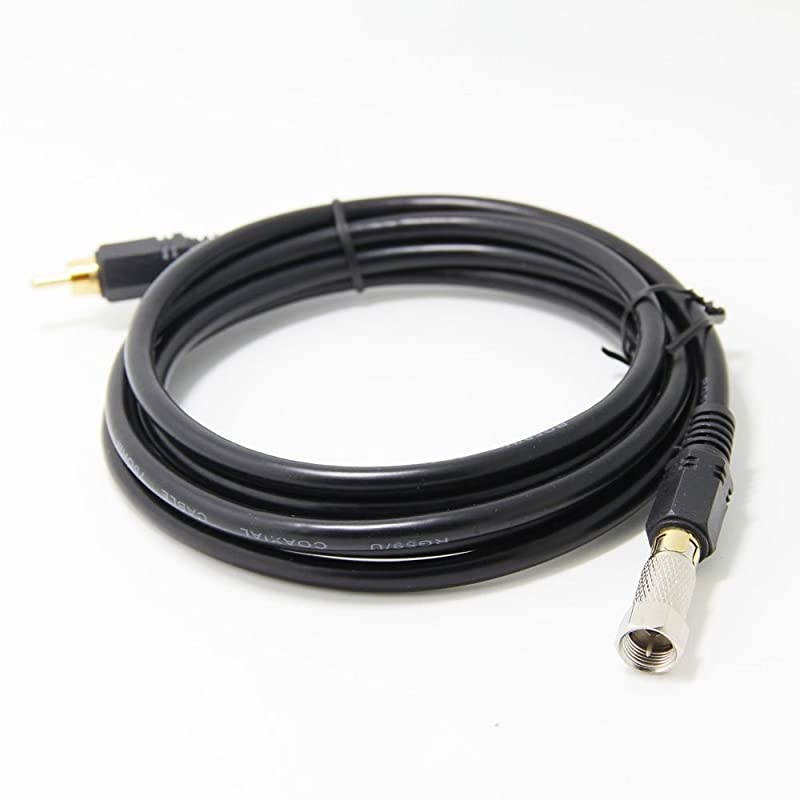 Video Cable with RF TV Connector for Atari 2600 Jr 7800 Colecovision Intellivision 6ft