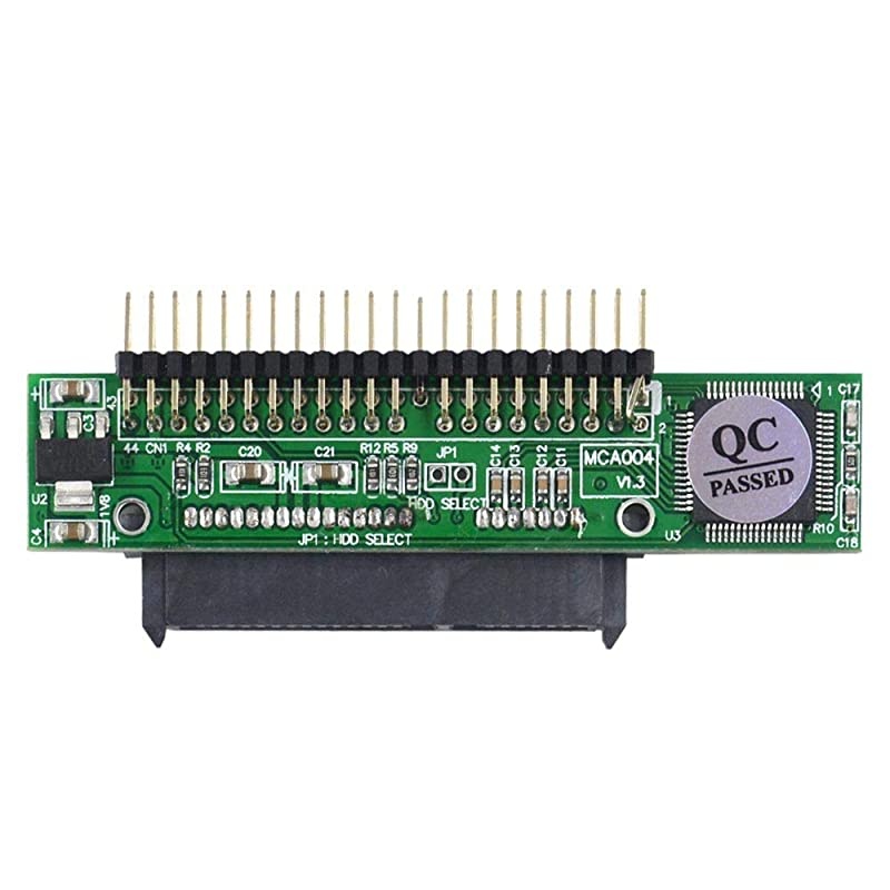 Laptop SATA to IDE Adapter, Convert 2.5 Inch Serial ATA HDD Hard Disk Drive or SSD to 44 Pin Male PATA Port (Parallel Type)