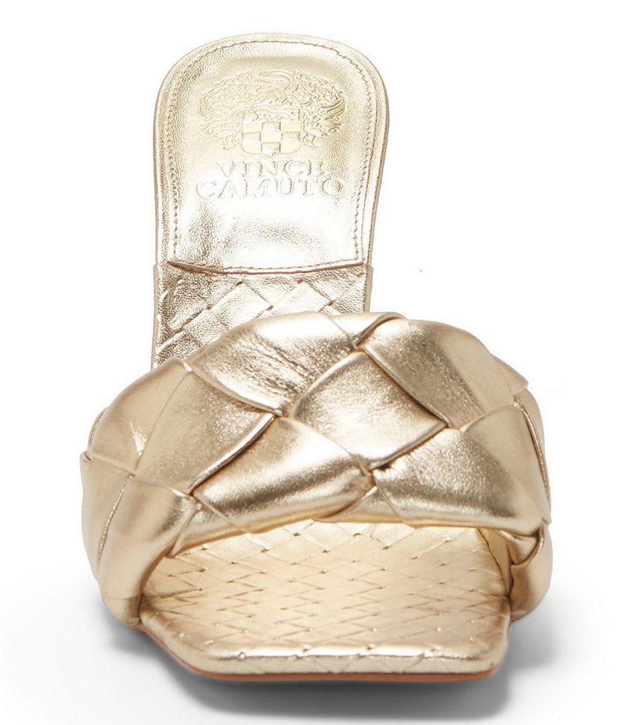 Vince Camuto Brelanie Woven Leather Dress Mules