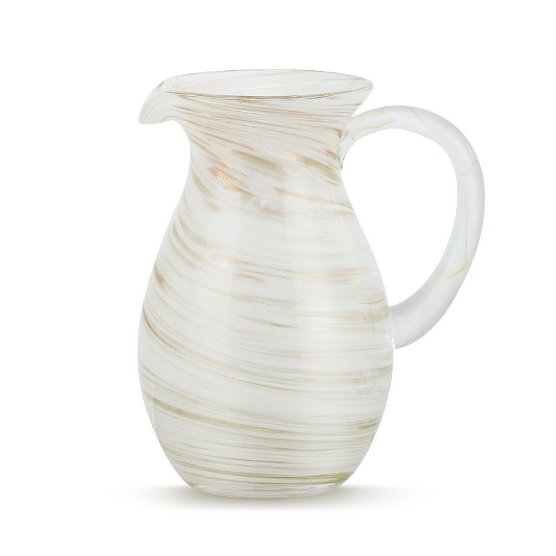 DEMDACO White and Gold Pitcher White