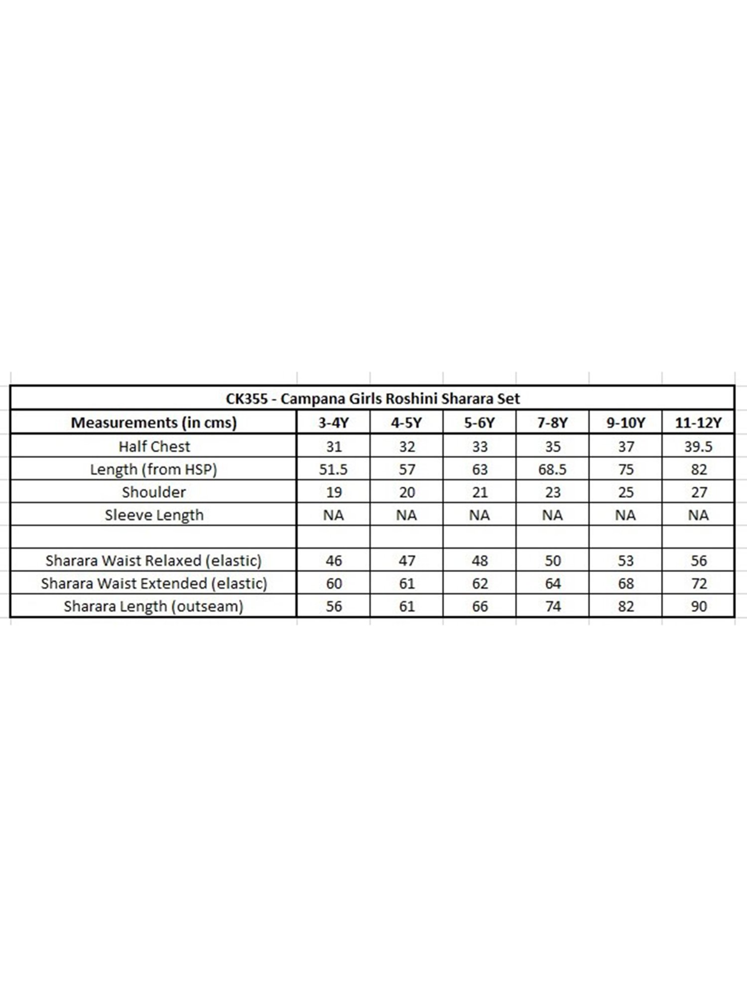 Campana Kids Peach Floral Print Kurta, Sharara with Dupatta