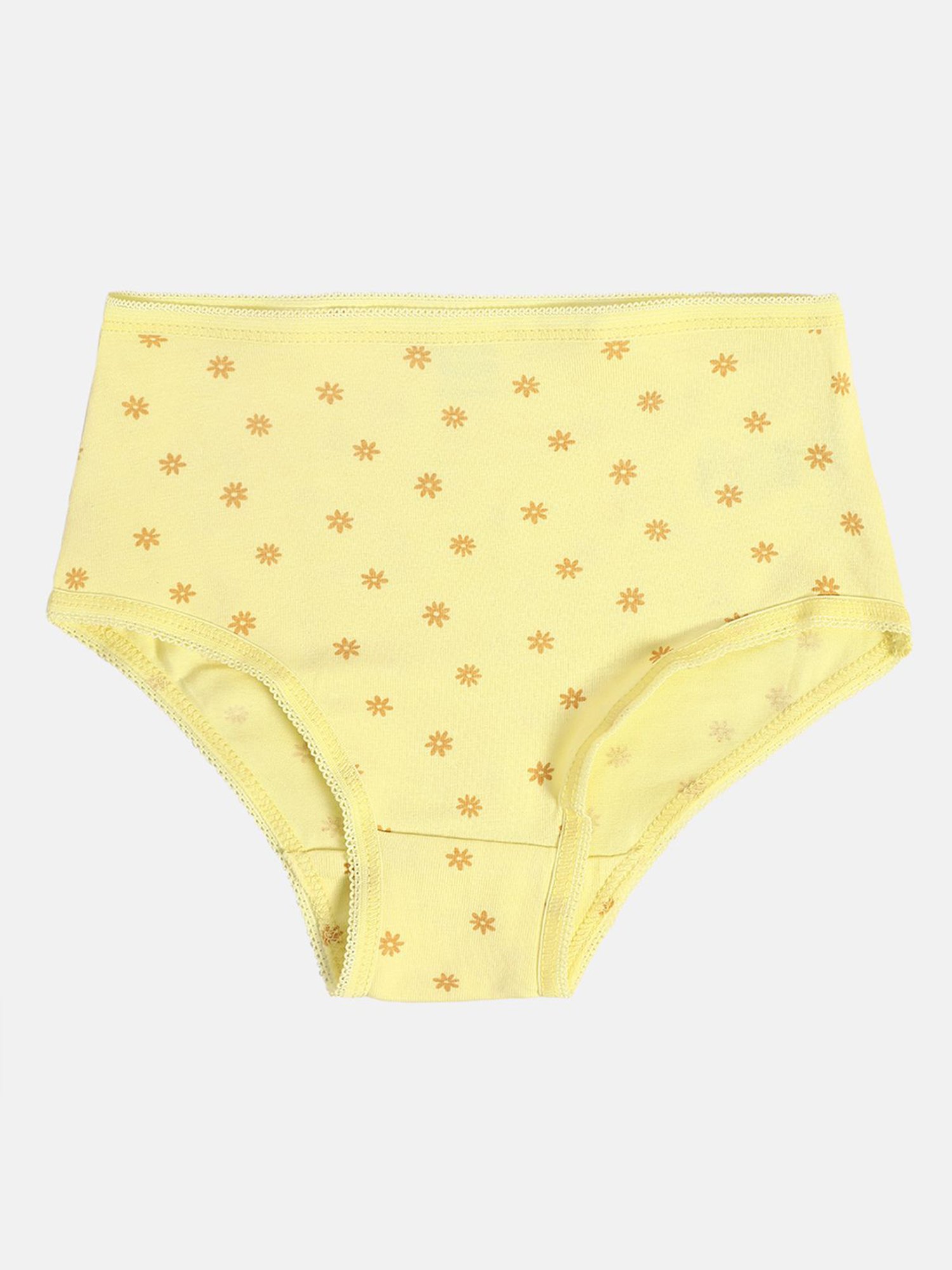Y&F Kids by Westside Beige Printed Cotton Briefs - Pack of 5