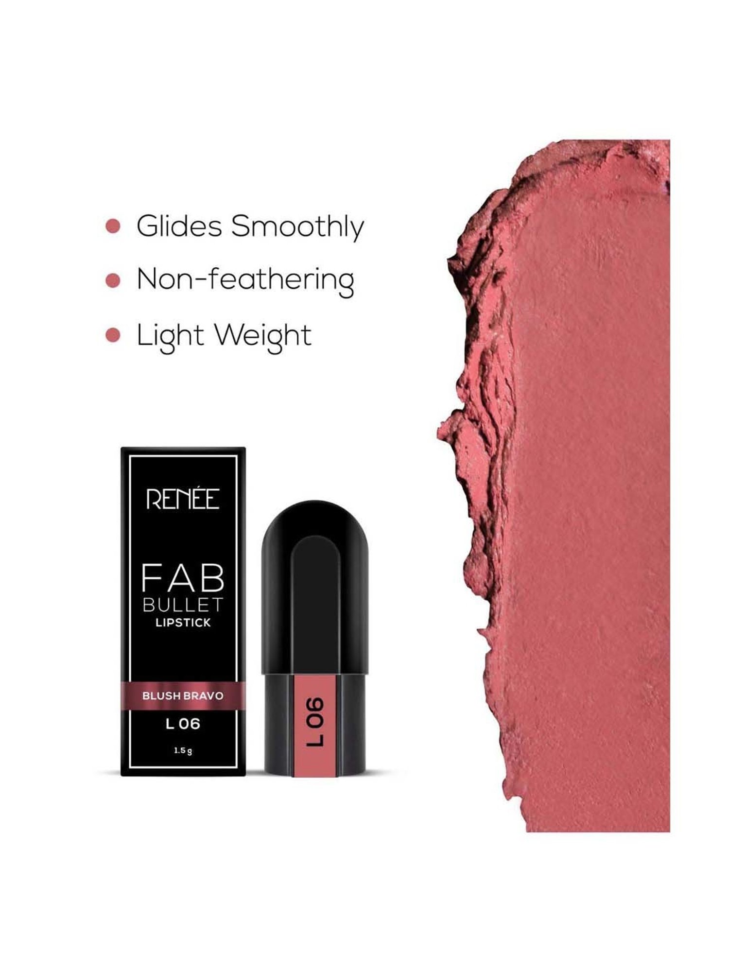 Renee Fab Bullet L 06 Blush Bravo - 1.5 gm