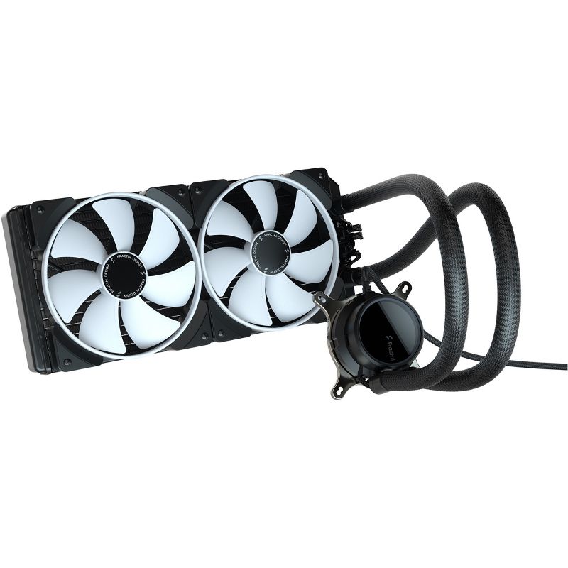 Fractal Design Celsius+ S28 Cooling Fan/Radiator/Pump - 2 x 140 mm - 103.9 CFM - 34.1 dB(A) Noise - Liquid Cooler Cooler - LLS Bearing