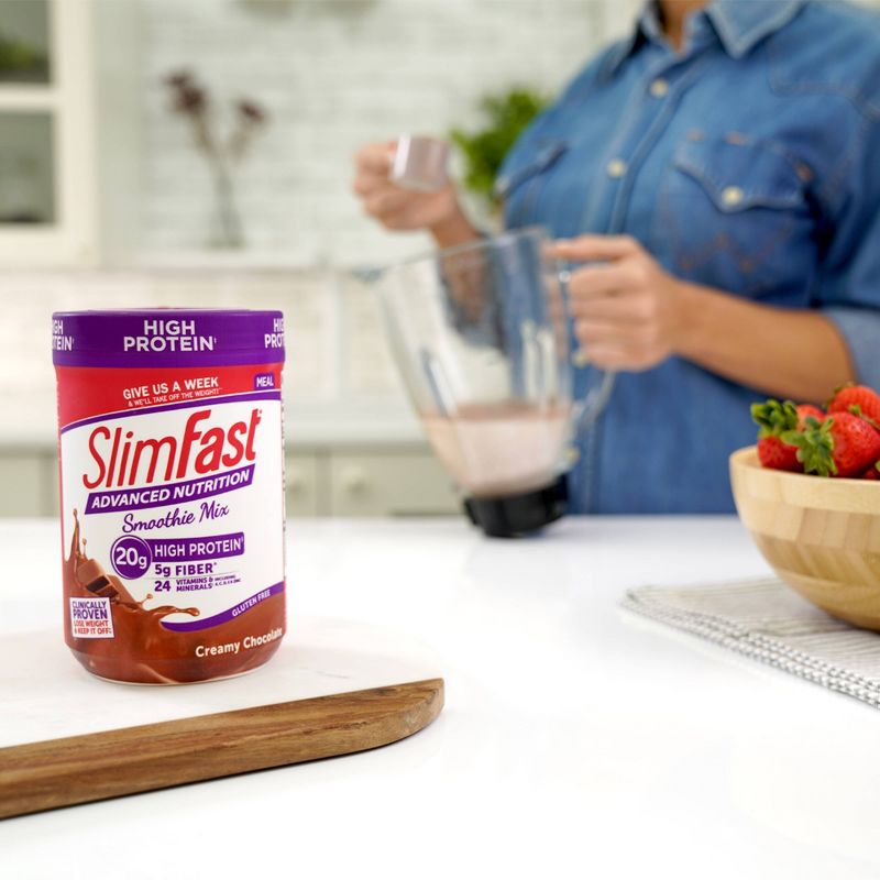 SlimFast Advanced Nutrition High Protein Smoothie Mix - Creamy Chocolate - 11.4oz