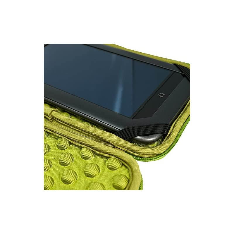 Black Limited Edition Stylish Sleeve Premium Cover Case for Accessories for Barnes and Noble Nook Color eBook Reader Tablet and Hand Strap and Earbuds