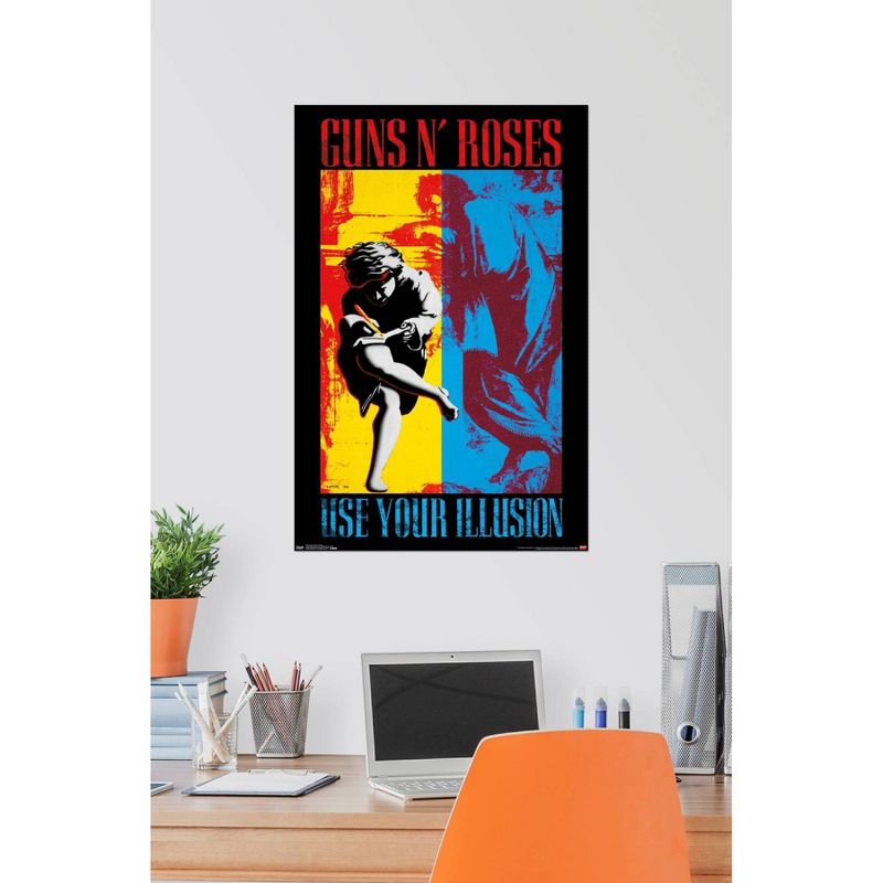 34" x 22" Guns N' Roses: Illusion Unframed Wall Poster - Trends International