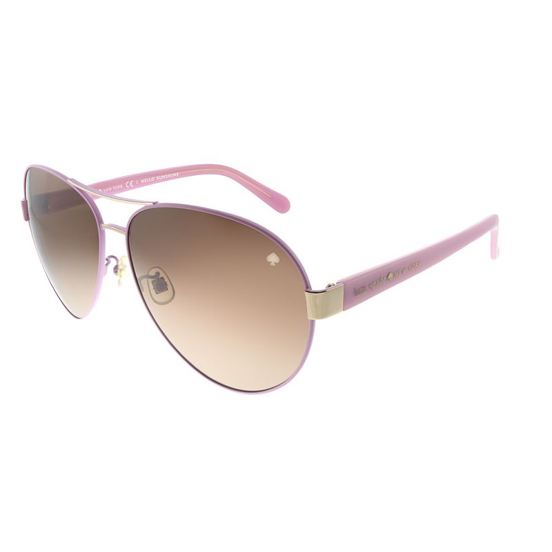 Kate Spade Low Bridge Fit Dalia/F/S GMZ Womens Aviator Sunglasses Pink 62mm
