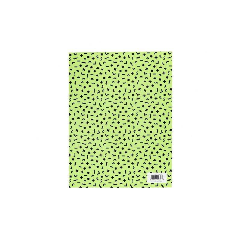 Paper Folder 2 Pockets Green Shapes - West Emory