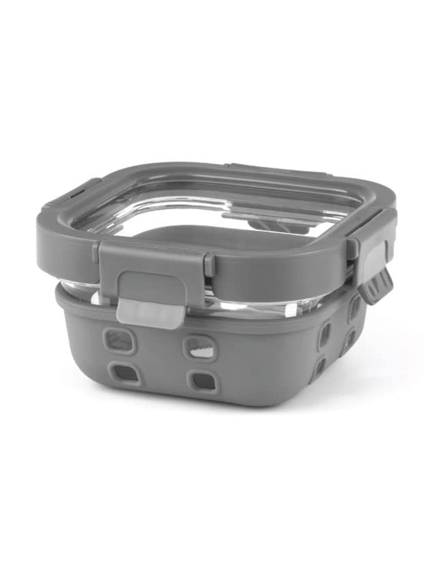 Borosil Transparent Glass Containers (320 ml)