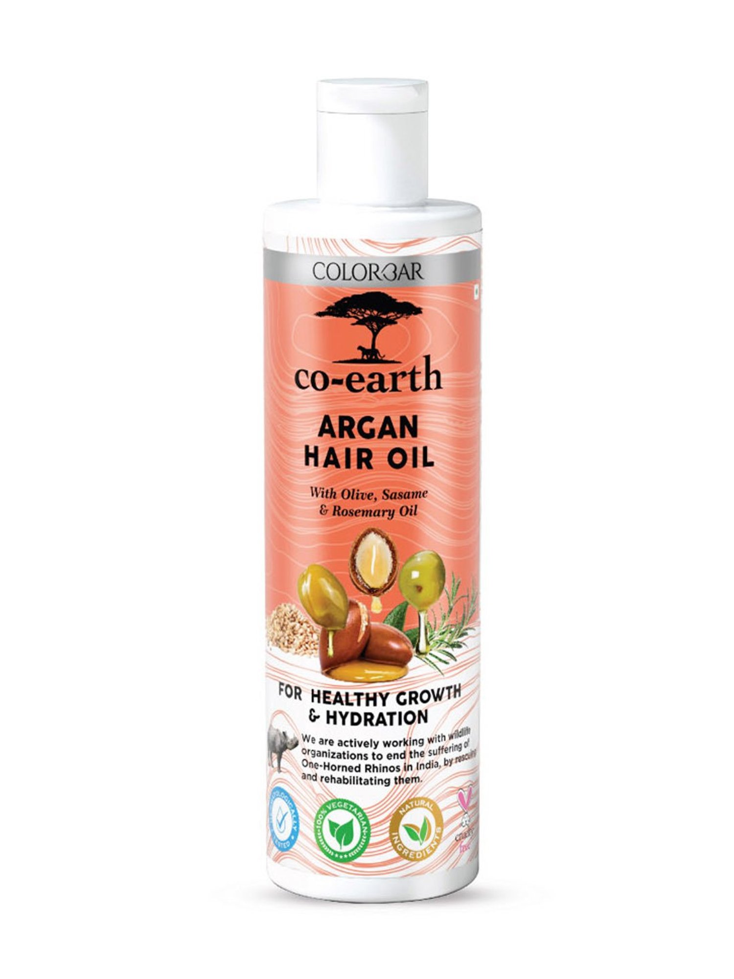 Colorbar Co-earth Argan Hair Oil - 250 ml