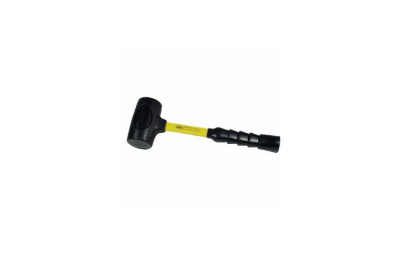 Nupla 10-035 Power Drive 3 lbs. Head 14-1/2 in. Handle Dead Blow Hammer - Yellow