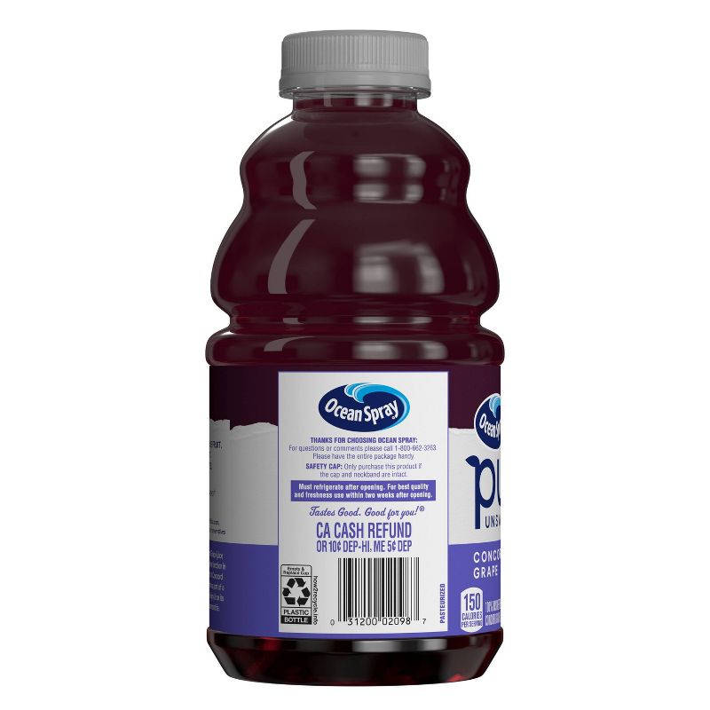 Ocean Spray Pure Concord Grape - 32 fl oz Bottle