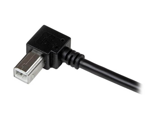 StarTech.com USBAB3ML USB 2.0 A to Left Angle B Cable - M/M