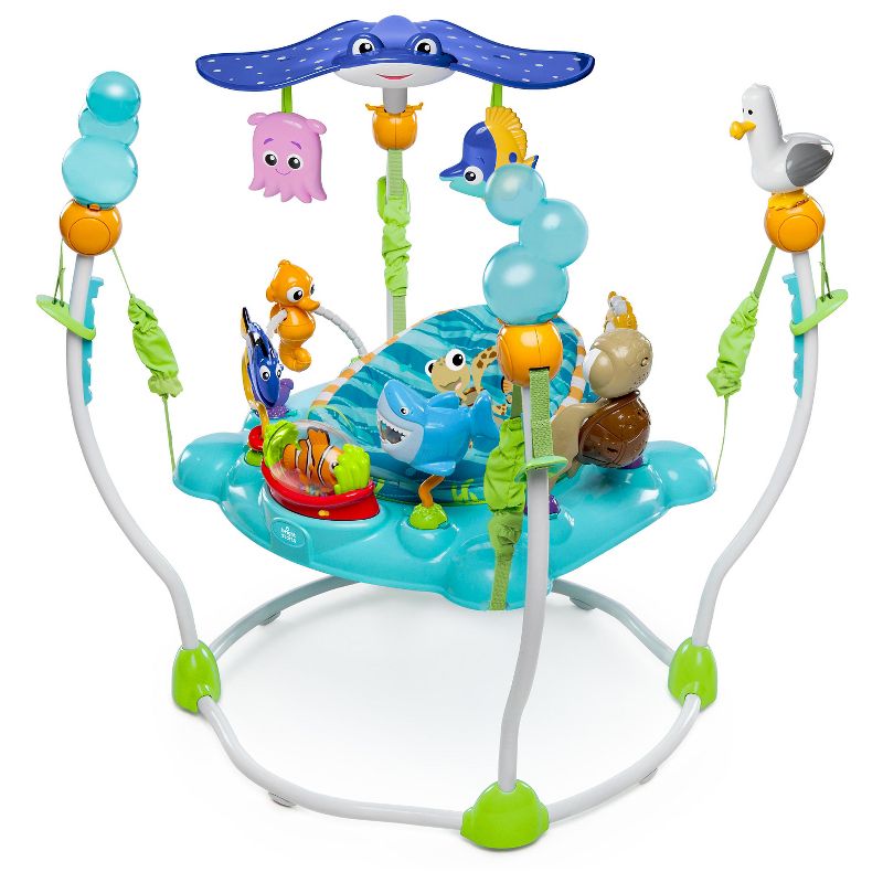 Evenflo Exersaucer Tiny Tropics 2-in-1 Baby Seat + Doorway Jumper