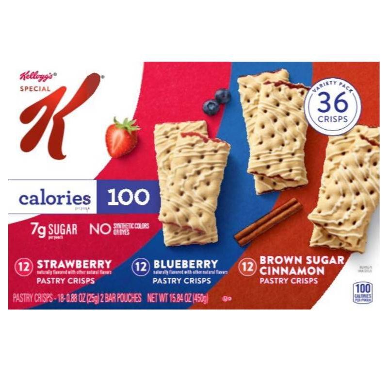 Special K Pastry Crisps Variety  Pack - 15.84oz/36ct