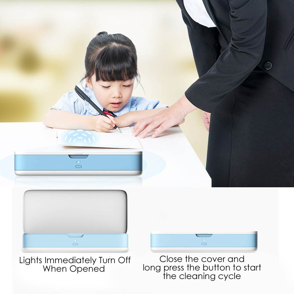 Kids Pro Multi Function Wireless Stationary Box (Hard Case) w/ Removable Pencil Insert and 360 Cleaning