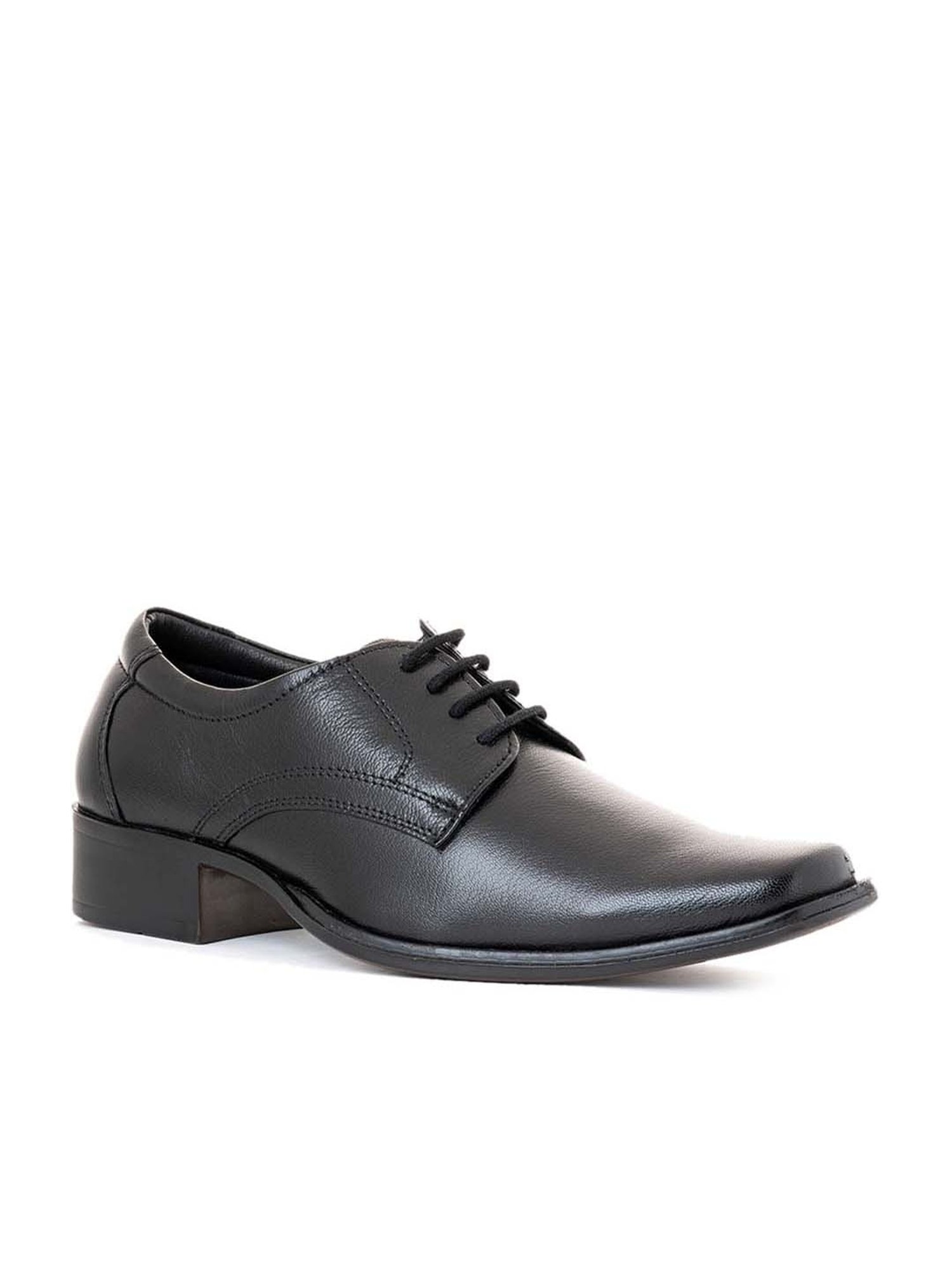 Khadim Men's Black Derby Shoes