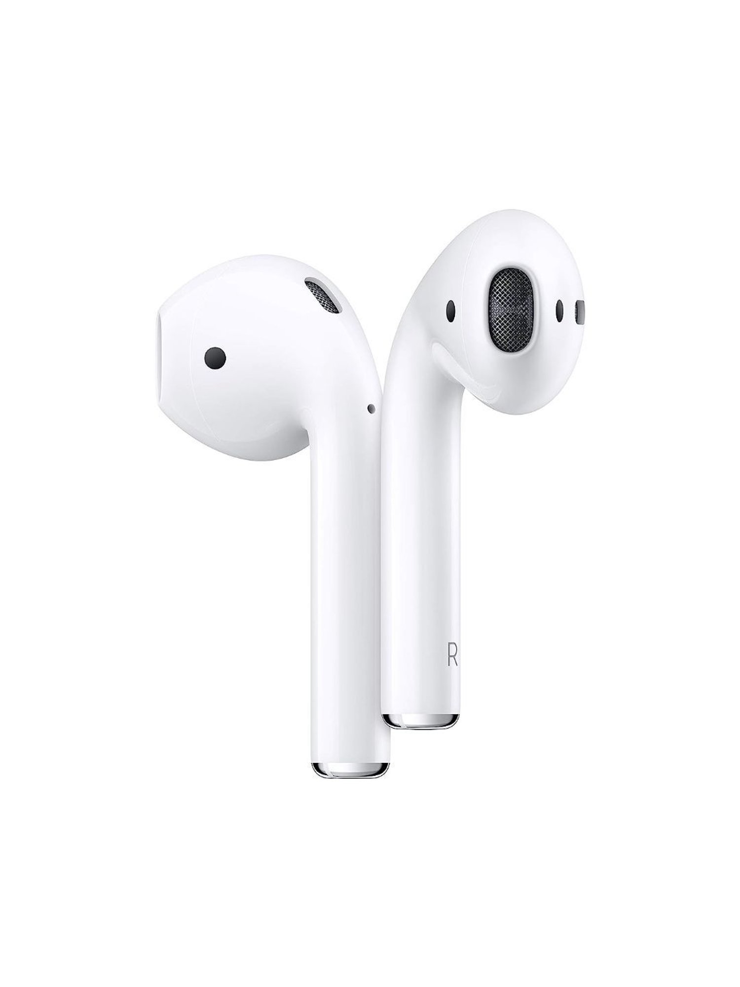 Apple AirPods (2nd gen) with Charging Case Bluetooth Headset with Mic  (White, True Wireless)