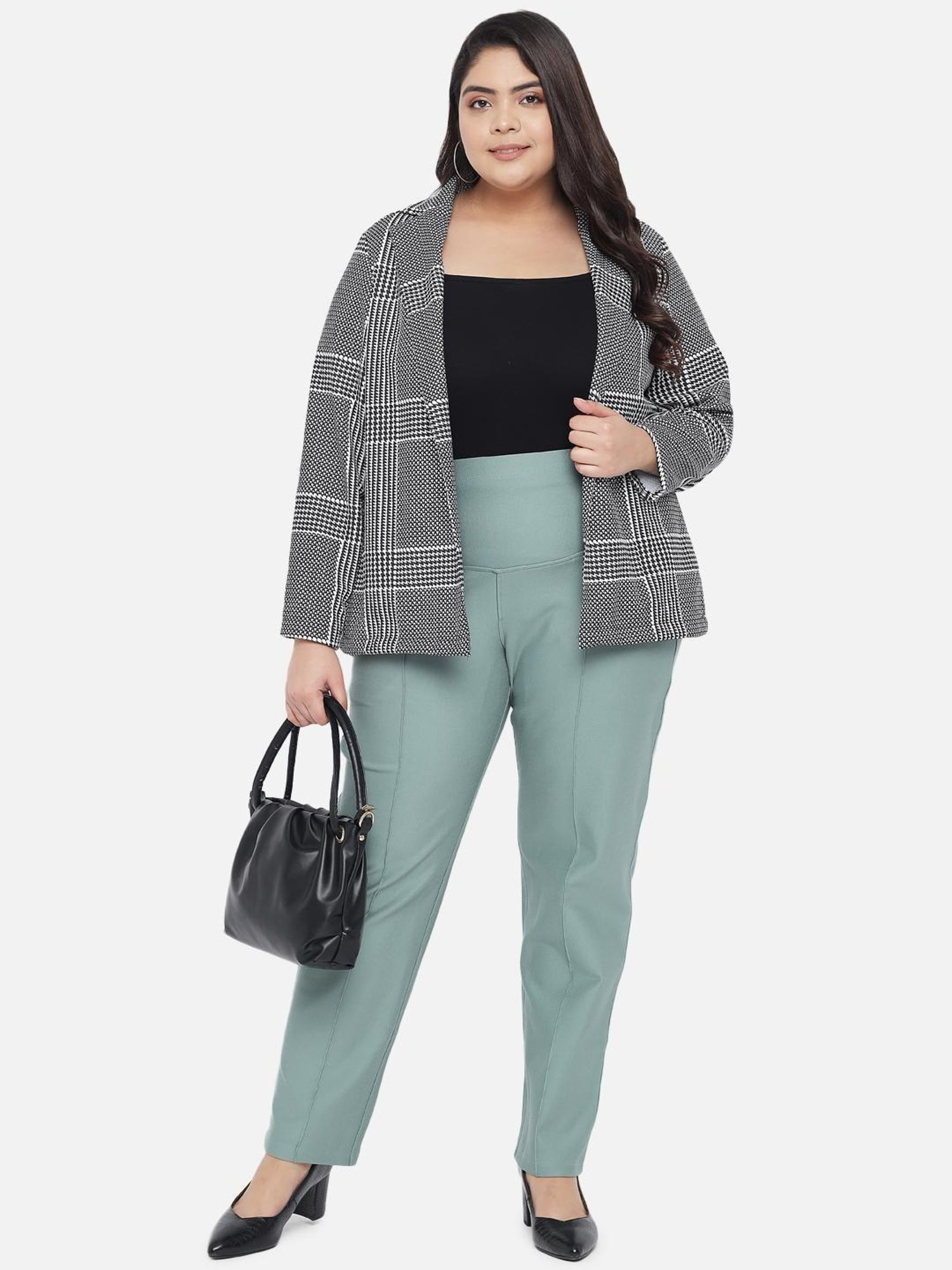 Amydus Green Tapered Fit Jeggings