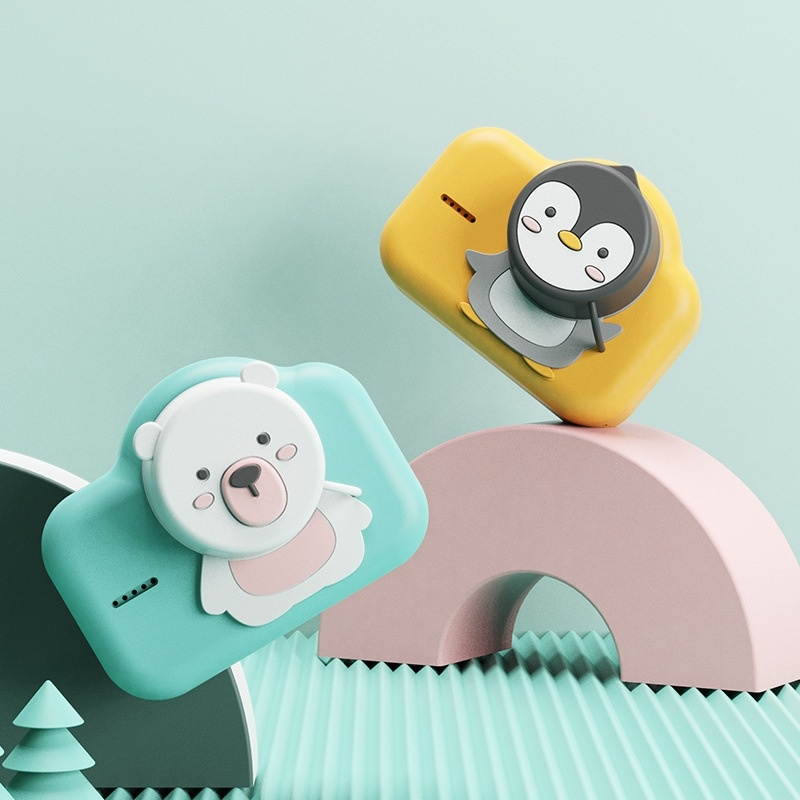 Kids Camera, Photographable Video HD Portable Cartoon Mini Children Camera, Style:Camera