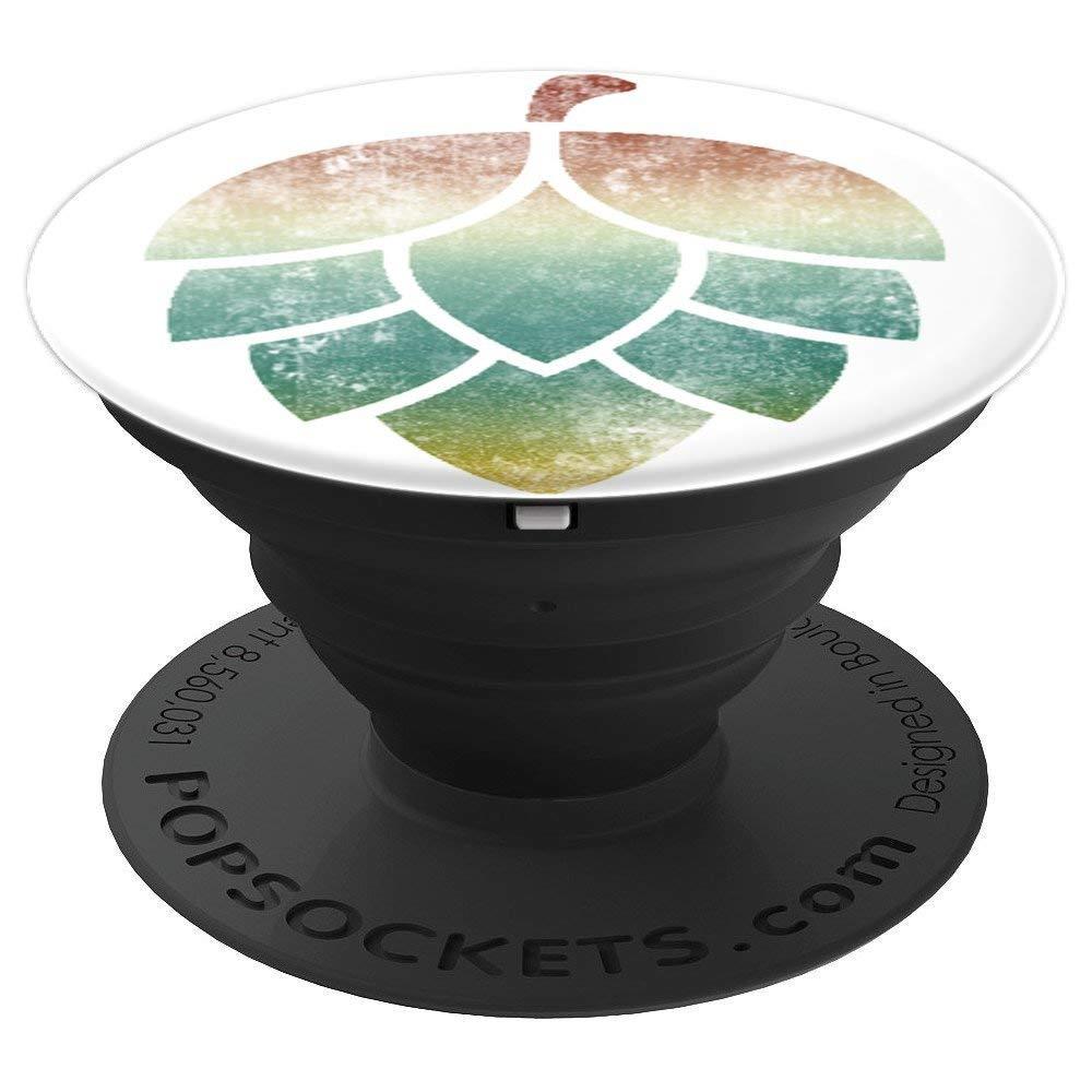 Vintage Hop Leaf Popsocket Home Brewers Lovers of Hoppy Beer - PopSockets Grip and Stand for Phones and Tablets