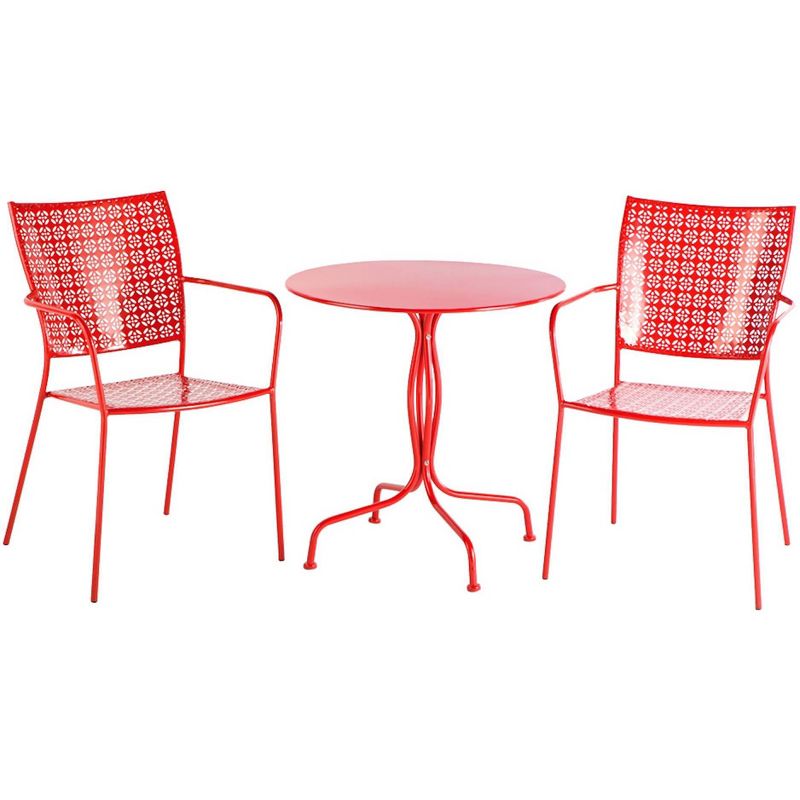 3pc Ludwig Folding Bistro Set - Royal Garden