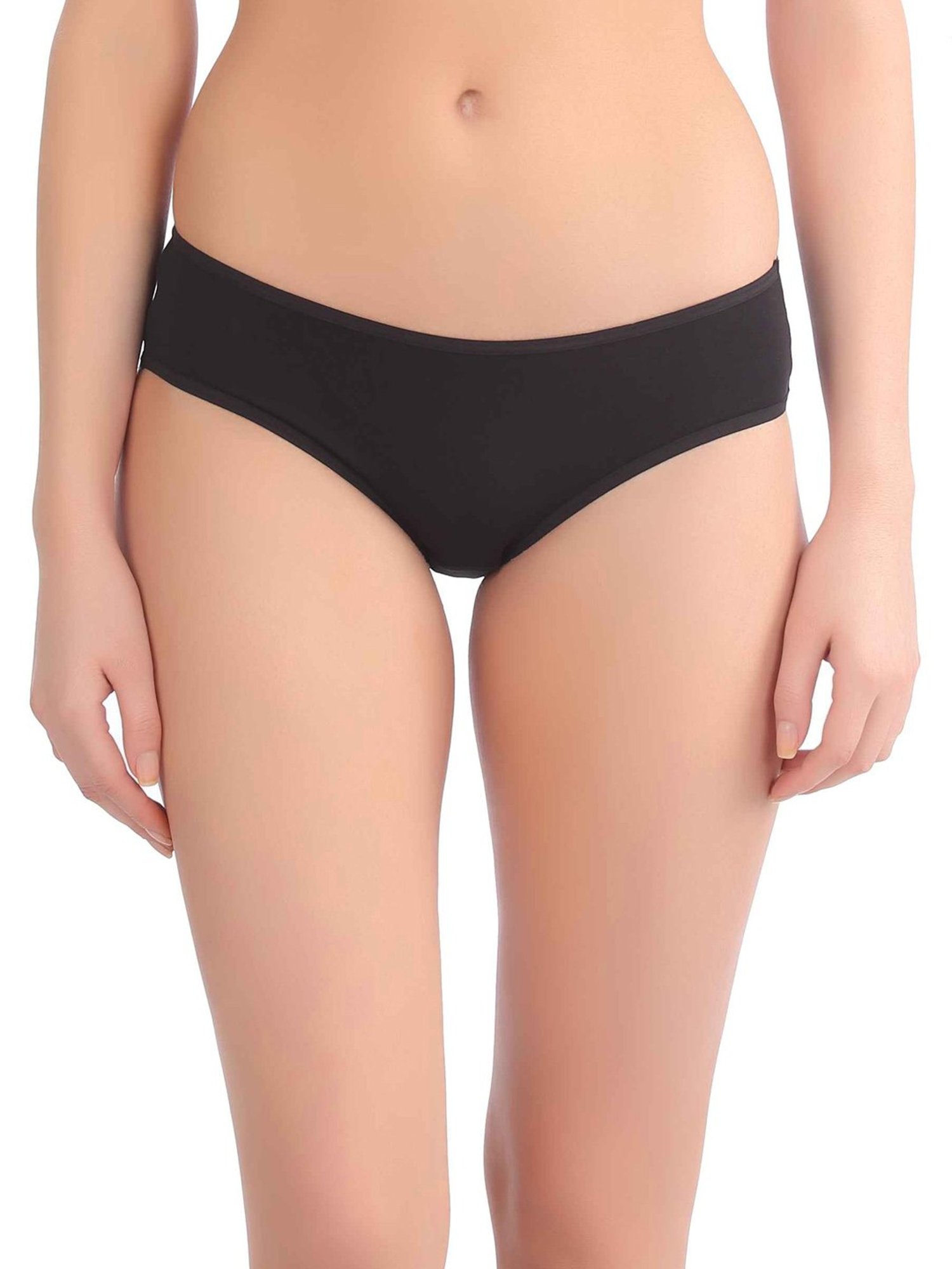 Triumph Beige & Black Cotton Briefs - Pack Of 3