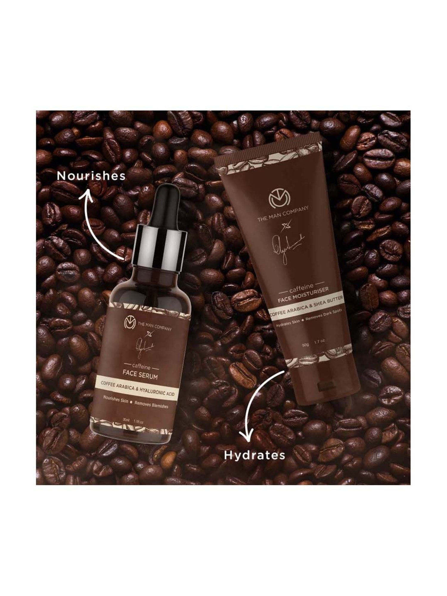 The Man Company Caffeine Moisturising Face Care Kit