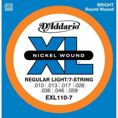 D'Addario EXL110-7 Light 7-String