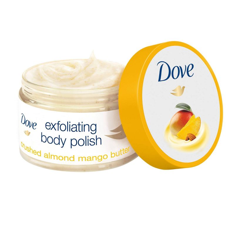 Dove Crushed Almond & Mango Butter Exfoliating Body Polish Scrub - 10.5  fl oz