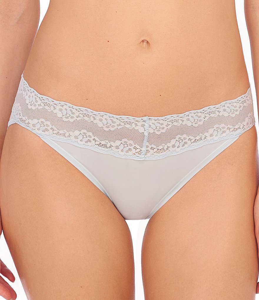 Natori Bliss Perfection Microfiber Lace V-Kini Panty